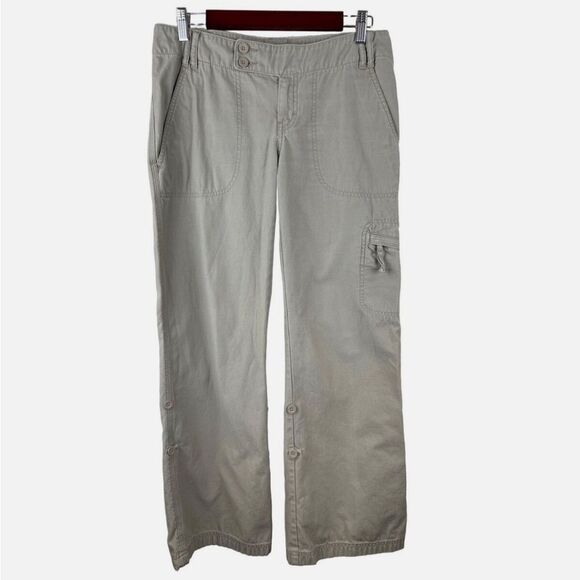 The North Face Libra AV2U Roll Up Cargo Hiking Pants Tan Women's Size 10 Short - Picture 1 of 9